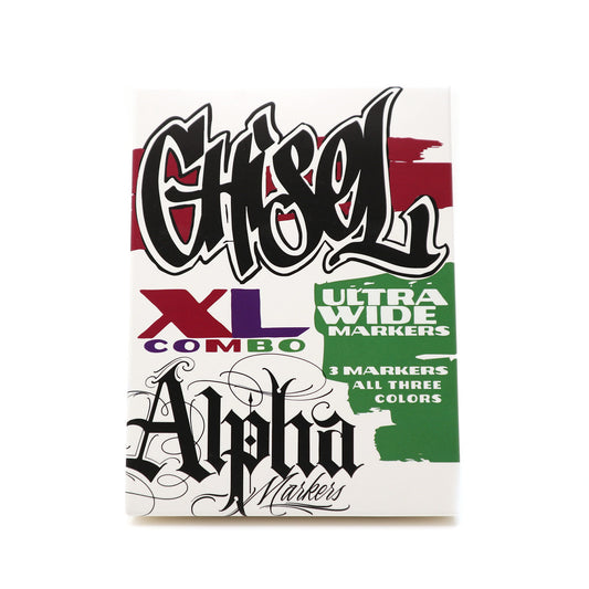Alpha Markers Chisel XL- 4 Options
